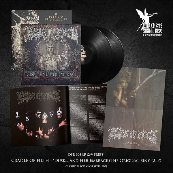 CRADLE OF FILTH - Dusk And Her Embrace (The Original Sin) 2-LP (Black Vinyl)