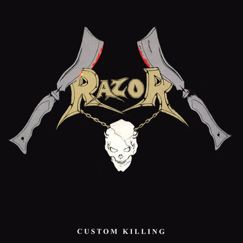 RAZOR - Custom Killing LP (Black Vinyl)