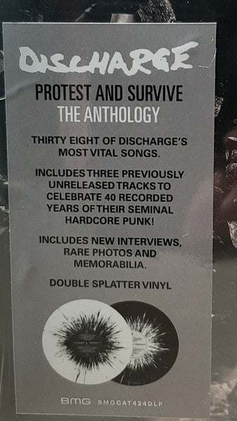 DISCHARGE - Protest And Survive: The Anthology 2-LP (Black/White Splatter Vinyl)