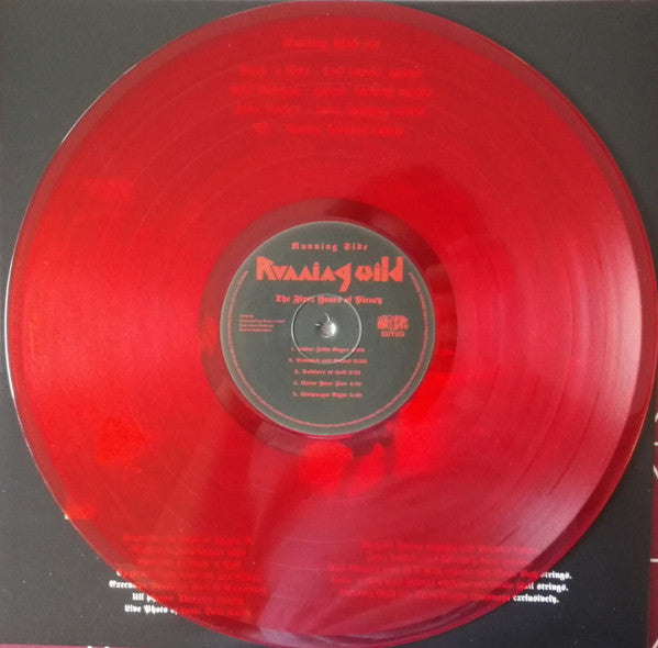 RUNNUNG WILD - The First Years Of Piracy LP (Red Vinyl)