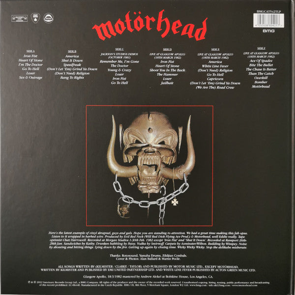 MOTÖRHEAD - Iron Fist (40th Anniversary) 3-LP (Black Vinyl)