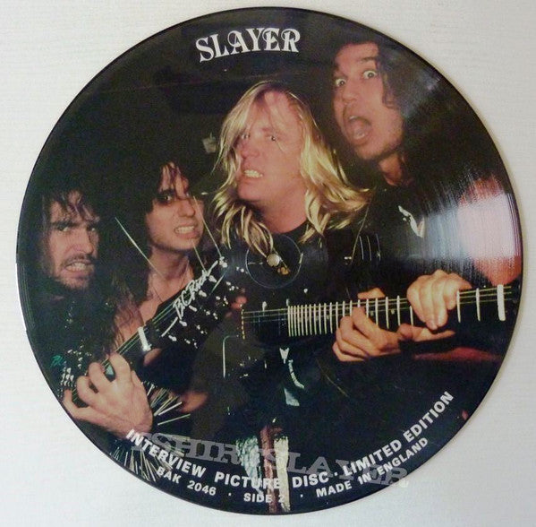 SLAYER - Limited Edition Interview Picture Disc Picture-LP (1986 UK Press)