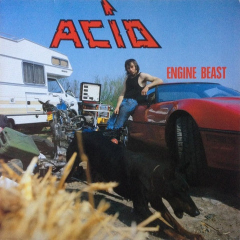 ACID - Engine Beast LP & 7" (Red/Blue Bi-color Vinyl)