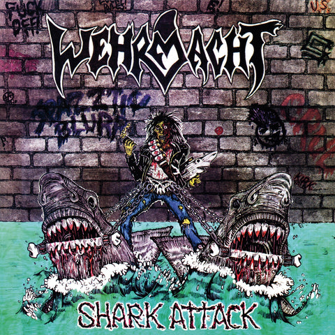 WEHRMACHT - Shark Attack LP (Transparent Blue Vinyl)