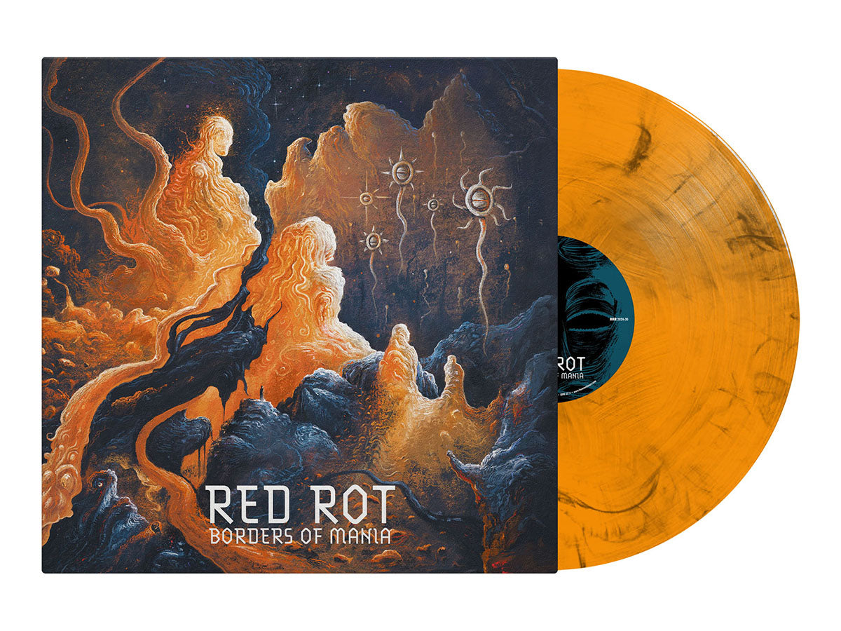 RED ROT - Borders of Mania LP (Orange/Black Marble Vinyl)