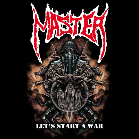 MASTER - Let's Start A War LP (Transparent Red Vinyl)