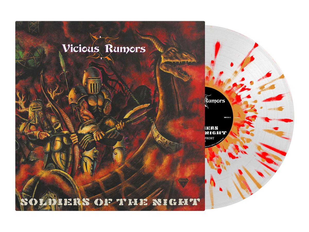 VICIOUS RUMORS - Soldiers Of The Night LP (Clear/Red/Orange Splatter V