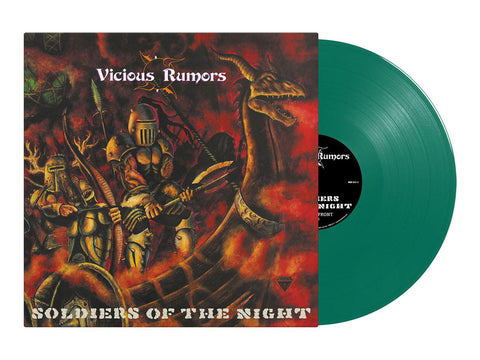 VICIOUS RUMORS - Soldiers Of The Night LP (Transparent Green Vinyl)