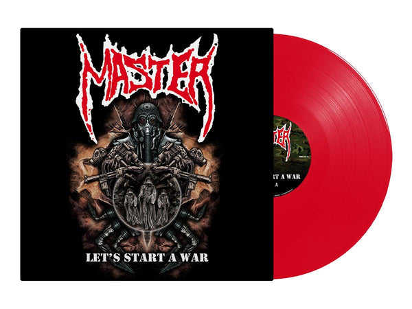 MASTER - Let's Start A War LP (Transparent Red Vinyl)