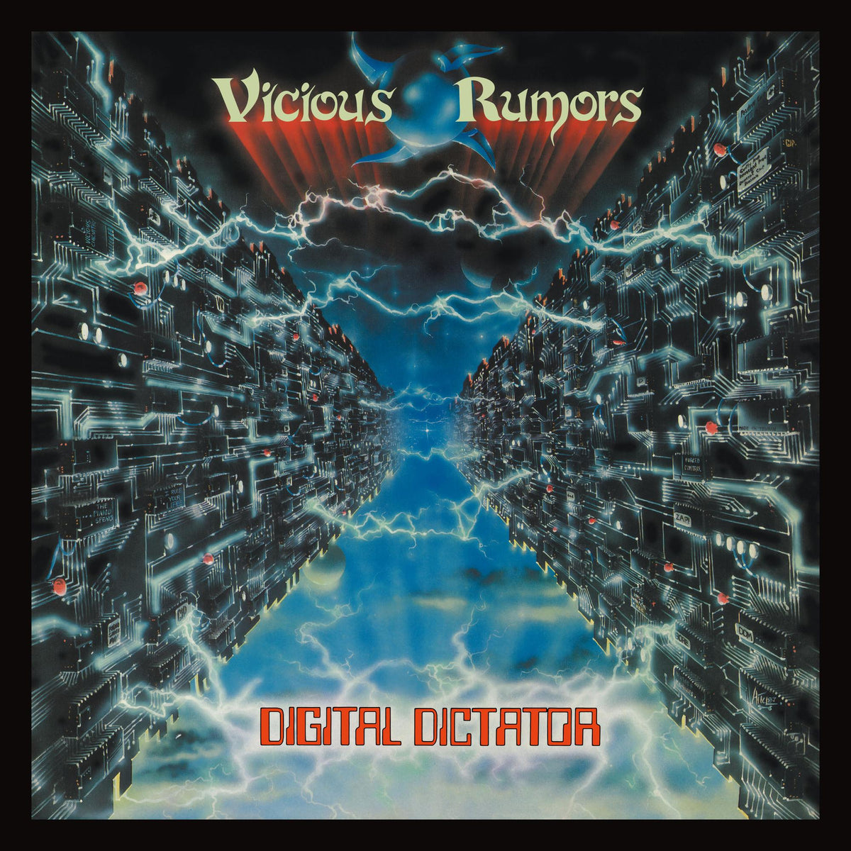 VICIOUS RUMORS - Digital Dictator LP (Clear/Red/Blue Splatter Vinyl)