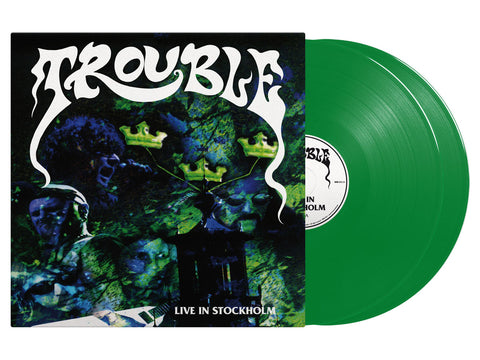 TROUBLE - Live in Stockholm 2-LP (Green Transparent Vinyl)