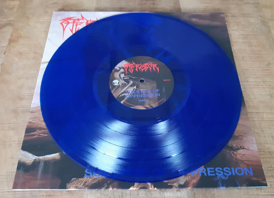 OPPRESSOR - Solstice Of Oppression LP (Transparent Blue