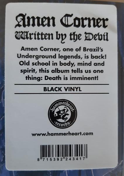 AMEN CORNER - Written By The Devil LP (Black Vinyl)