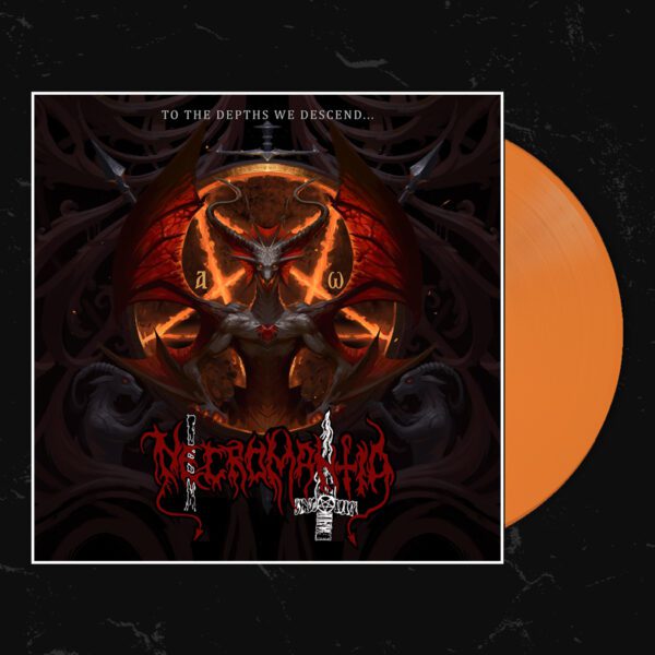 NECROMANTIA - To The Depths We Descend... LP (Transparent Orange Vinyl)