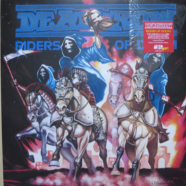 DEATHROW - Riders Of Doom 2-LP (Blue Vinyl)