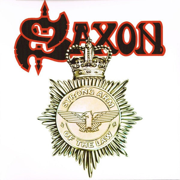 SAXON - Strong Arm Of The Law LP (Black/White Splatter Vinyl)
