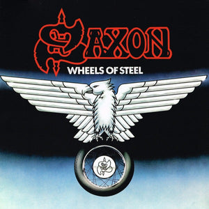 SAXON - Wheels Of Steel LP (Black/Silver Swirl Vinyl)