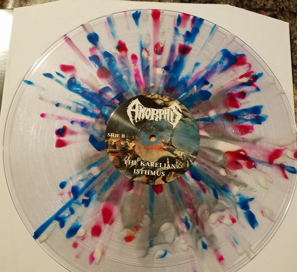 AMORPHIS – The Karelian Isthmus LP (metallic silver clear splatter)