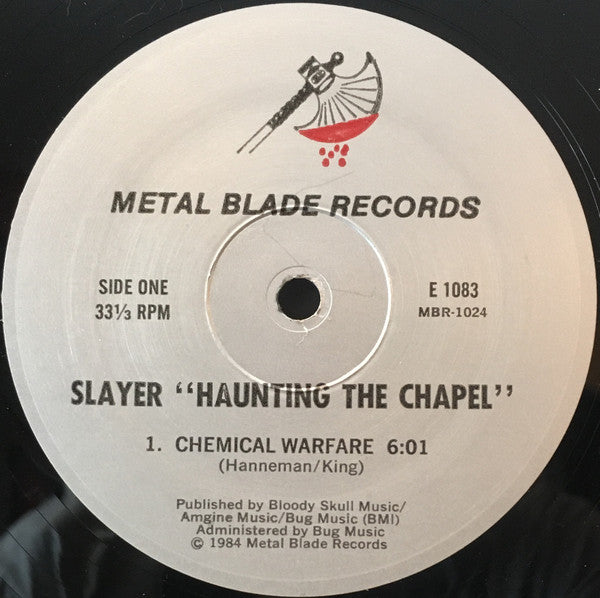 SLAYER - Haunting The Chapel LP (Black Vinyl) (1987 US Press)