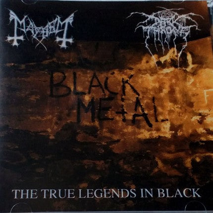 MAYHEM / DARKTHRONE - The True Legends In Black CD