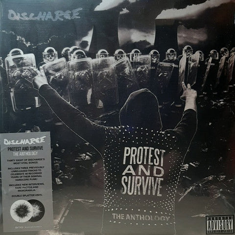 DISCHARGE - Protest And Survive: The Anthology 2-LP (Black/White Splatter Vinyl)