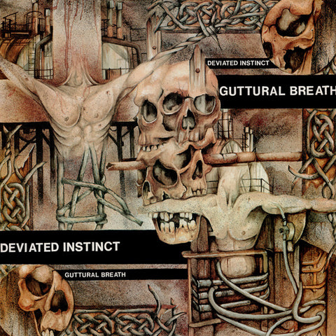 DEVIATED INSTINCT - Guttural Breath LP (Black Vinyl)