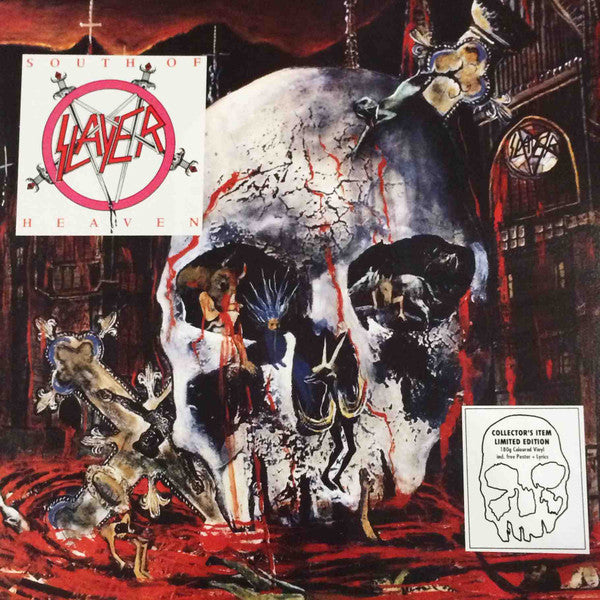 SLAYER - South Of Heaven LP (Clear/Orange Vinyl)