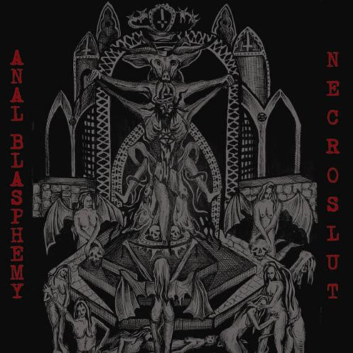 ANAL BLASPHEMY / NECROSLUT – Anal Blasphemy / Necroslut LP (black vinyl) 2009