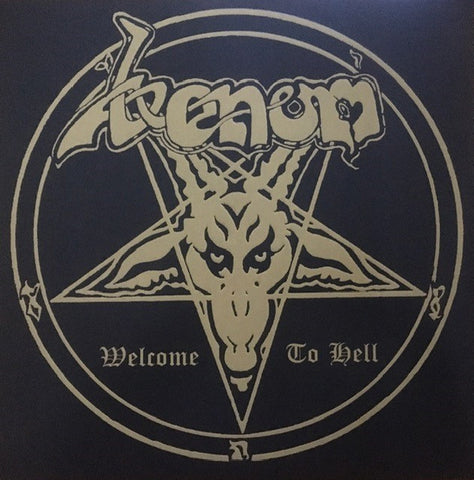 VENOM - Welcome To Hell LP (Gold/Black Splatter Vinyl) (2021 Press)