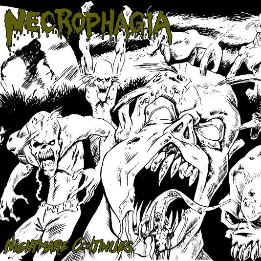 NECROPHAGIA - Nightmare Continues Digi-CD