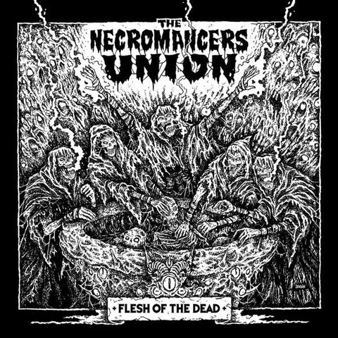 THE NECROMANCERS UNION - Flesh Of The Dead LP (Purple/Black Splatter Vinyl)