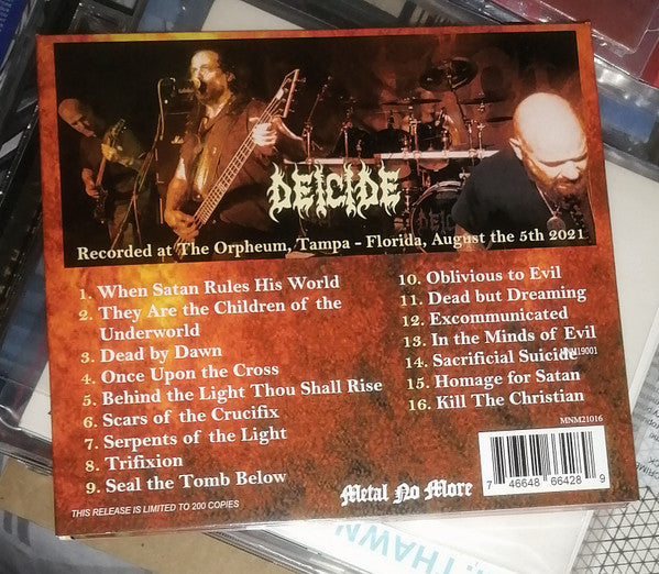 DEICIDE - Hell Live In Florida 2021 Digi-CD