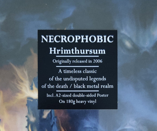 NECROPHOBIC - Hrimthursum LP (Black Vinyl)