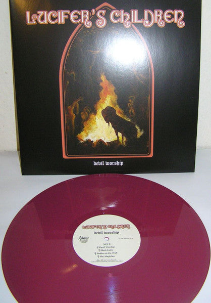 LUCIFER'S CHILDREN - Devil Worship LP (Oxblood Vinyl)