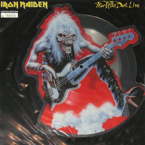 IRON MAIDEN - Fear Of The Dark - Live Shape Picture-7" (1993 Press)