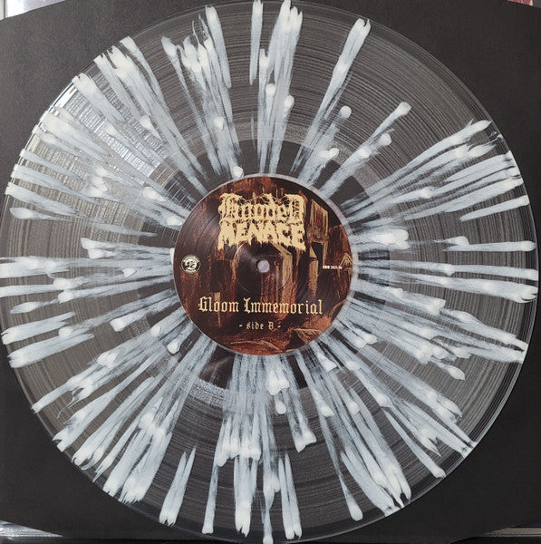 HOODED MENACE - Gloom Immemorial 2-LP (Clear/White Splatter Vinyl)