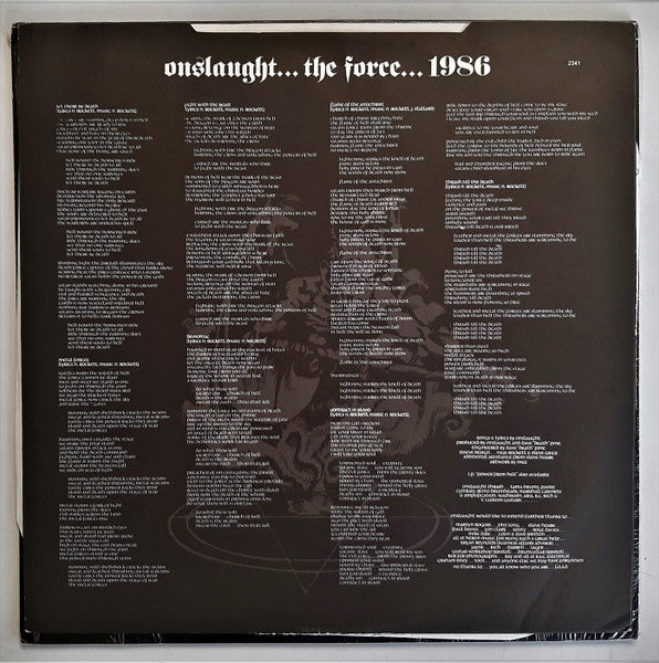 ONSLAUGHT - The Force LP (Black Vinyl) (1986 France Press)