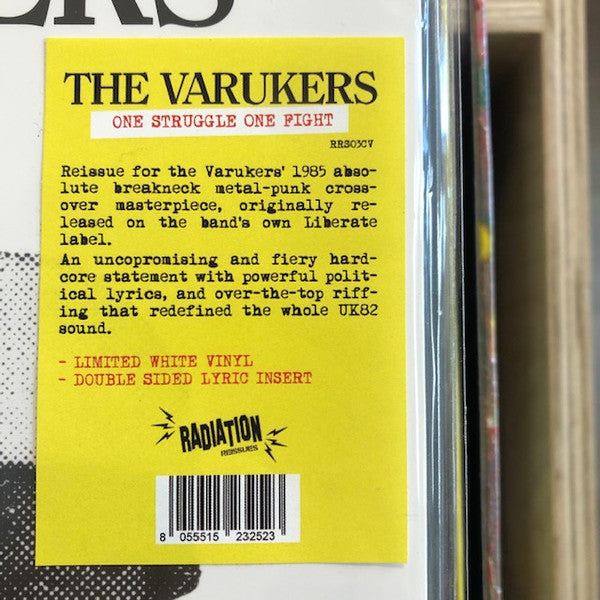 THE VARUKERS - One Struggle One Fight LP (White Vinyl)