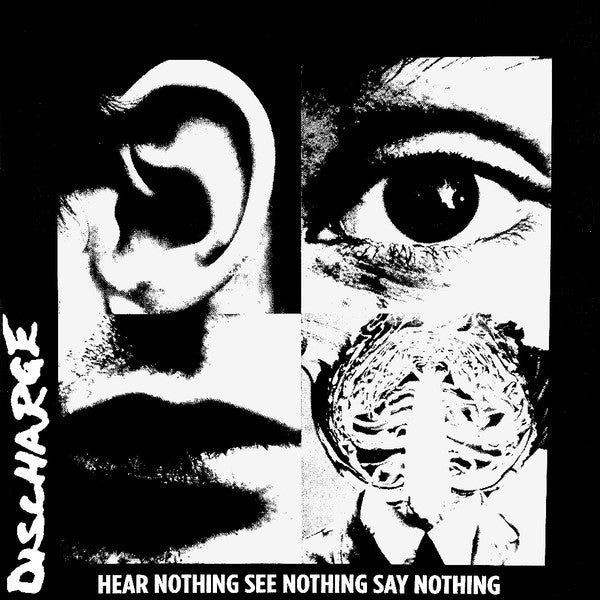 DISCHARGE - Hear Nothing See Nothing Say Nothing LP (White Vinyl)