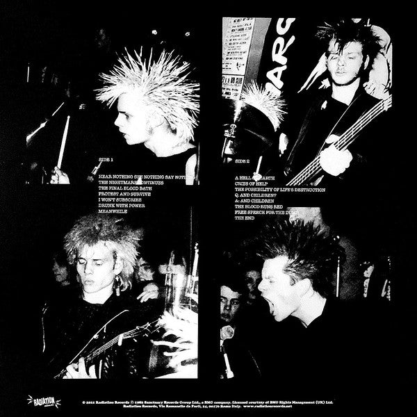 DISCHARGE - Hear Nothing See Nothing Say Nothing LP (White Vinyl)
