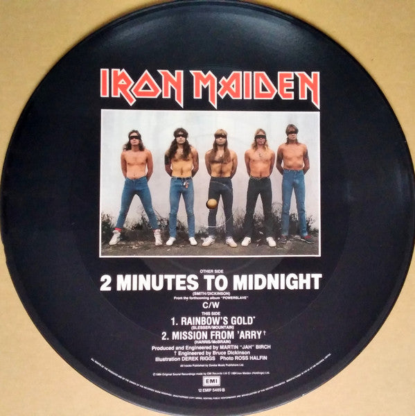 IRON MAIDEN - 2 Minutes To Midnight Picture-LP (1984 UK Press)