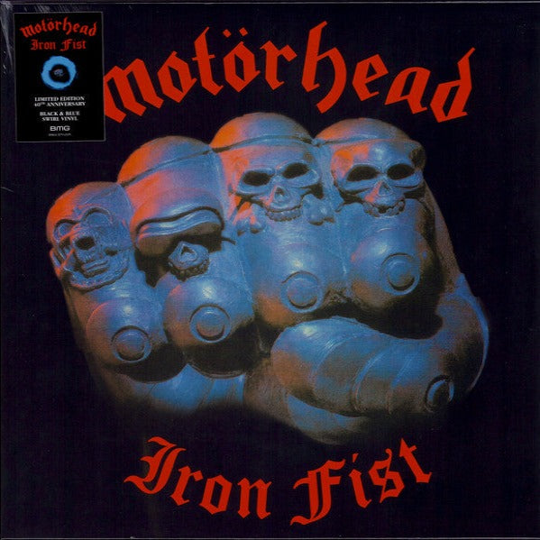 MOTÖRHEAD - Iron Fist LP (Blue/Black Swirl Vinyl)