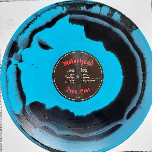 MOTÖRHEAD - Iron Fist LP (Blue/Black Swirl Vinyl)