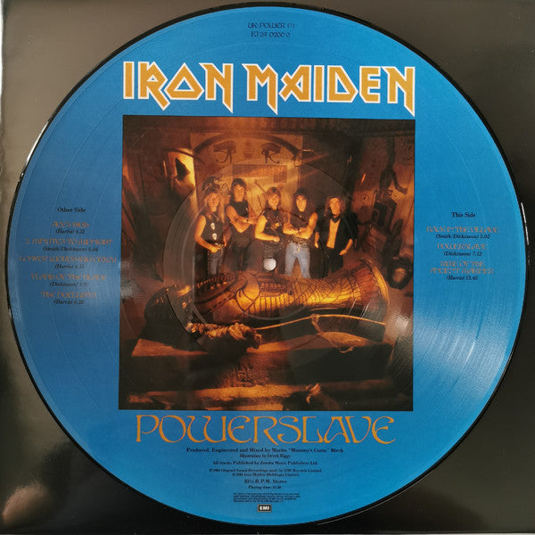 IRON MAIDEN - Powerslave Picture-LP (1984 UK Press)