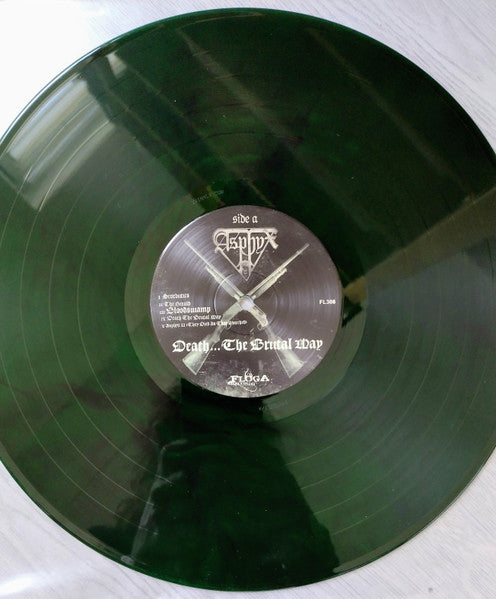 ASPHYX - Death... The Brutal Way LP (Green/Black Marble Vinyl)