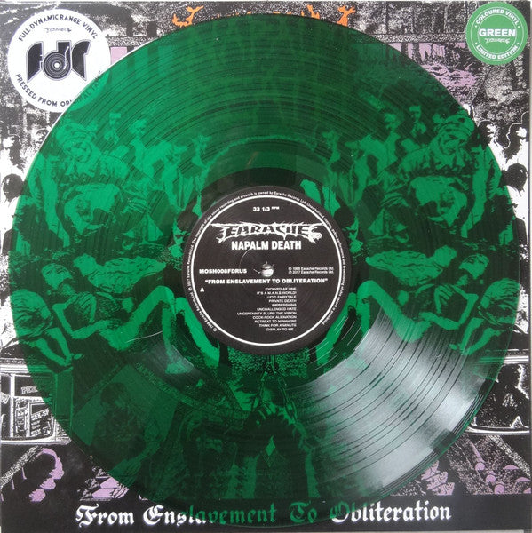 NAPALM DEATH - From Enslavement To Obliteration LP (Green Vinyl)