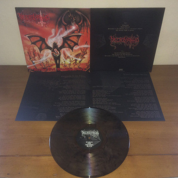 NECROMANTIA – Scarlet Evil Witching Black LP (beer black marble)