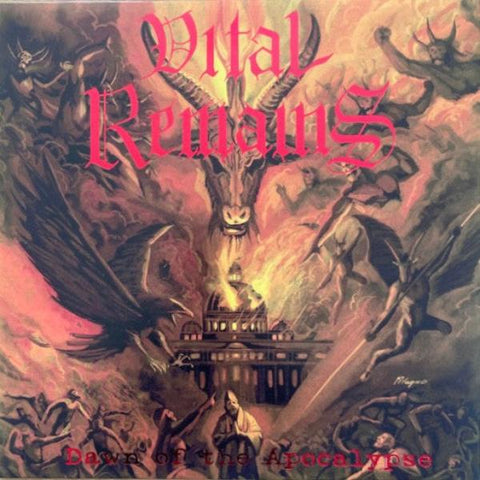 VITAL REMAINS -  Dawn Of The Apocalypse LP (Orange Crush/Black Marble Vinyl)