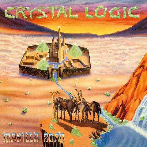 MANILLA ROAD - Crystal Logic LP (White/Orange/Blue Splatter Vinyl)