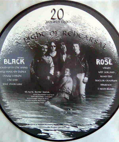 KING DIAMOND - And Black Rose – 20 Years Ago - A Night Of Rehearsal Picture-LP (2009 Press)